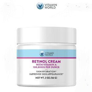 6 pack of 2 ounce Vitamin World Retinol Cream with Vitamin A